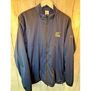 Nike Storm Fit Golf PGA Congressional Jacket Mens Size L Blue